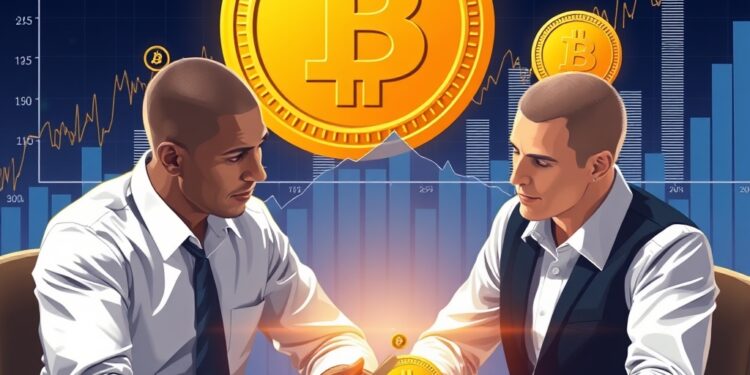 Financial advisors reviewing crypto sector charts including stablecoins and tokenized assets