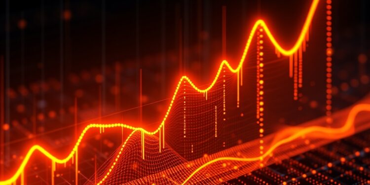 Bitcoin on-chain network activity rebound concept