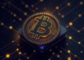 Bitcoin DeFi infrastructure and Layer 2 networks concept illustration