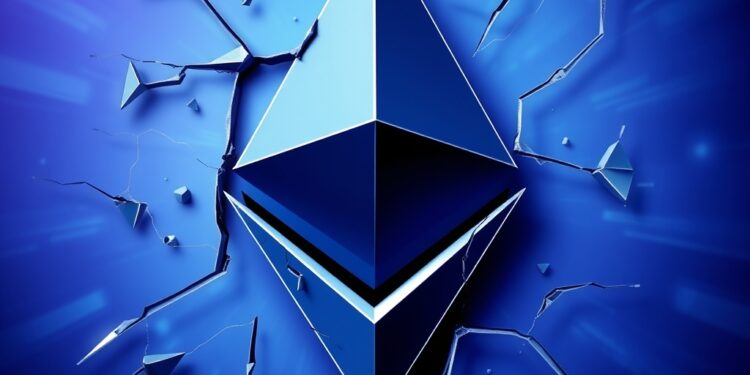 Ethereum core development funding crisis concept