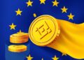 Binance and EU flag representing MiCA crypto licensing and ECB influence