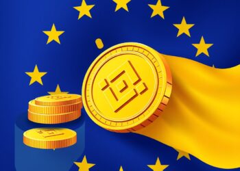 Binance and EU flag representing MiCA crypto licensing and ECB influence