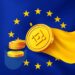 Binance and EU flag representing MiCA crypto licensing and ECB influence