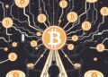 Bitcoin network consensus upgrade and miner signaling illustration