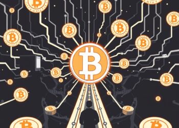 Bitcoin network consensus upgrade and miner signaling illustration