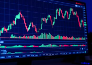 Bitcoin candlestick chart analysis on a crypto exchange trading screen
