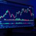 Bitcoin candlestick chart analysis on a crypto exchange trading screen