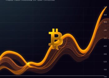 Bitcoin four-year market cycle and halving timeline chart