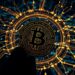 Blockchain forensics investigation concept with digital transaction trail