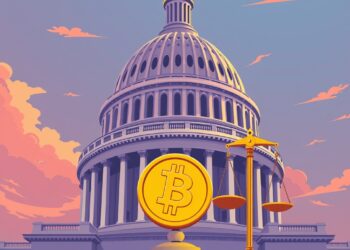 US Capitol with crypto regulation and CLARITY Act theme