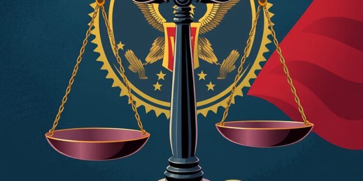 US DOJ crypto scam forfeiture enforcement concept illustration