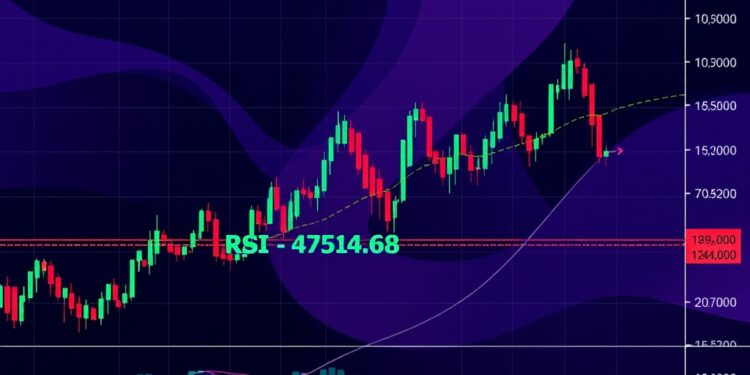 Ethereum price technical analysis chart with RSI indicator