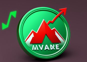 Avalanche AVAX token with rising price chart representing the recent AVAX rally