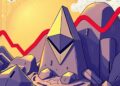 Illustration of staked Ethereum pledged as loan collateral with margin call risk