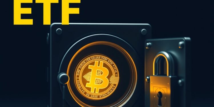Bitcoin ETF inflows contrasted with hardware wallet self-custody security