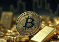 Bitcoin falls to a one-week low while retail investors rotate into gold