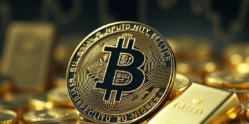 Bitcoin falls to a one-week low while retail investors rotate into gold