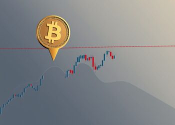 Bitcoin price chart pinned between support levels ahead of a large derivatives options expiry