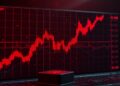 Crypto derivatives exchange trading shutdown illustration