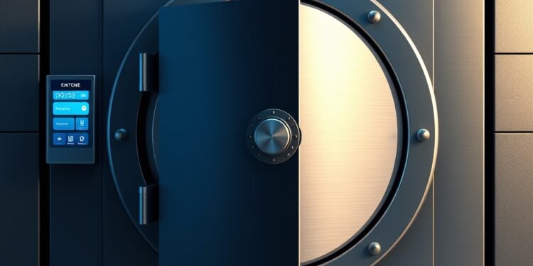 Secure institutional crypto custody vault with regulatory license