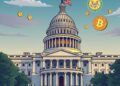 US CFTC and SEC crypto regulation policy illustration