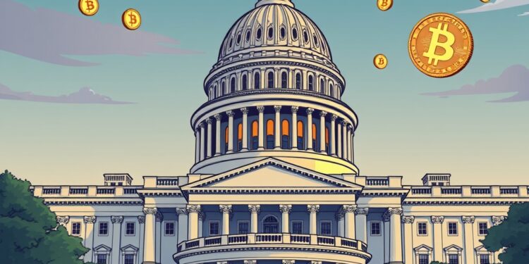 US CFTC and SEC crypto regulation policy illustration