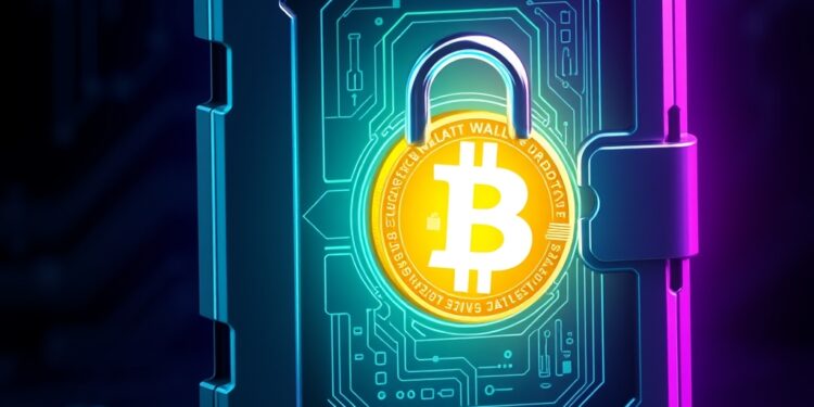 Bitcoin hardware wallet with security lock