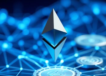 Ethereum staking validators network illustration