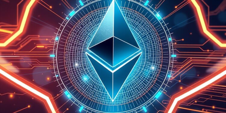 Ethereum post-quantum cryptography and zero-knowledge proof illustration