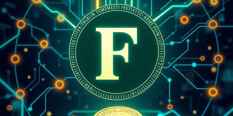 Franklin Templeton tokenized money market fund on blockchain concept image