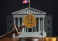 Legal challenge to Illinois crypto tax in a courtroom setting