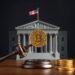 Legal challenge to Illinois crypto tax in a courtroom setting