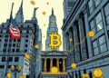 Illustration of Wall Street institutions dominating crypto spot trading liquidity