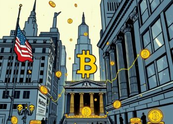 Illustration of Wall Street institutions dominating crypto spot trading liquidity