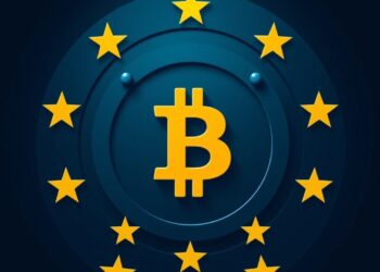 EU MiCA regulation and DeFi lending vaults concept image