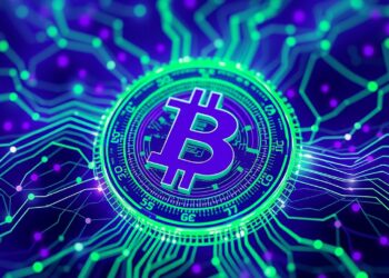 Solana high-throughput blockchain network illustration