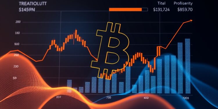 Corporate Bitcoin treasury and capital markets illustration