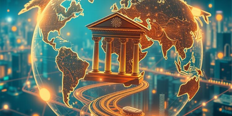 Banks executing a live transaction over Swift's shared blockchain ledger