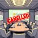 Canceled corporate crypto treasury deal illustration