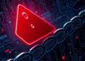 Illustration of a halted blockchain network and paused staking rewards