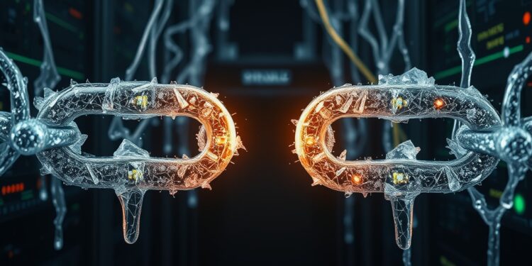 Frozen blockchain network nodes during an outage