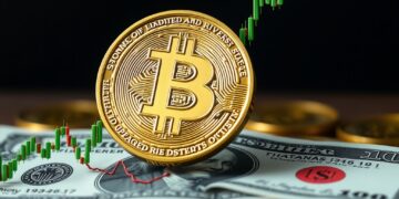Bitcoin rising as the US dollar weakens on suspected yen intervention