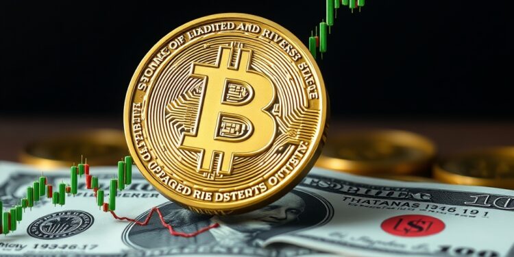 Bitcoin rising as the US dollar weakens on suspected yen intervention