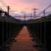 Idle Bitcoin mining machines in an industrial mining farm