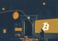 Illustration of crypto exchange consolidation at top venues