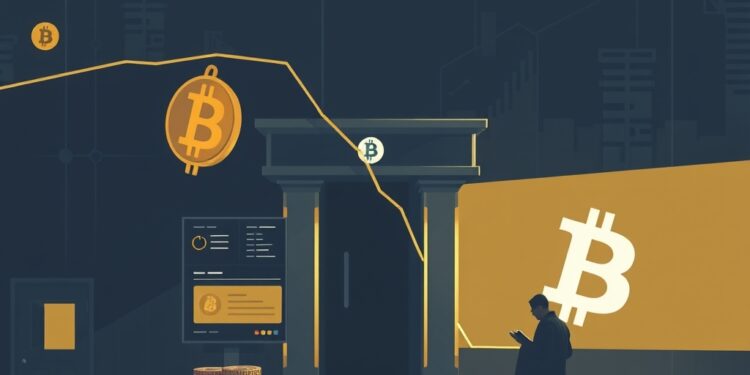 Illustration of crypto exchange consolidation at top venues