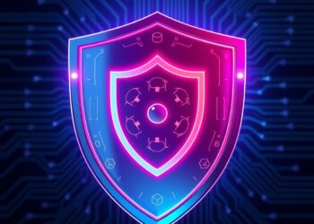 Cybersecurity shield protecting a crypto wallet from malware