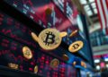 Crypto-linked equities falling on trading screens