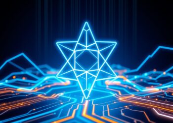 Decentralized governance voting and emergency control concept illustration