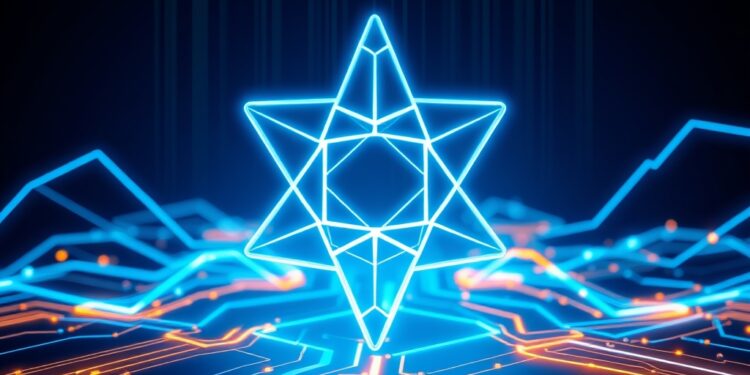 Decentralized governance voting and emergency control concept illustration